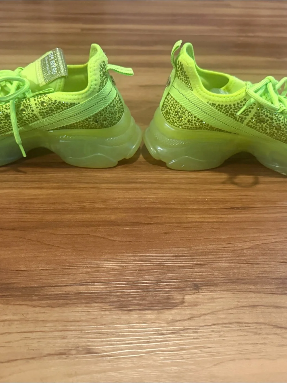 Steve Madden Neon Yellow SM NY90 Athletic Sneakers